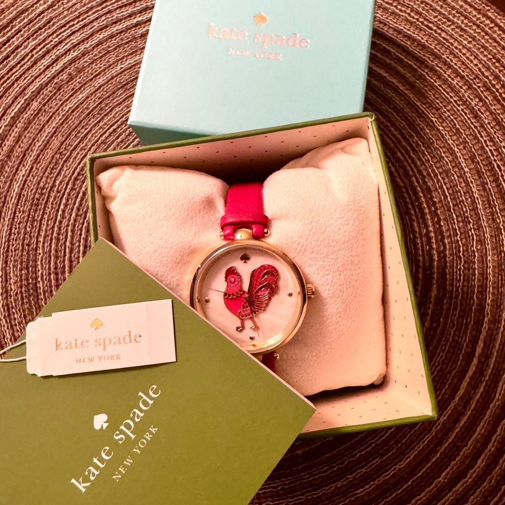 Kate Spade Holland Rooster Watch NIB - Picture 4 of 6